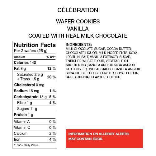 Leclerc Celebration Vanilla Wafer Cookies, 240g/8.5 oz., {Imported from Canada}