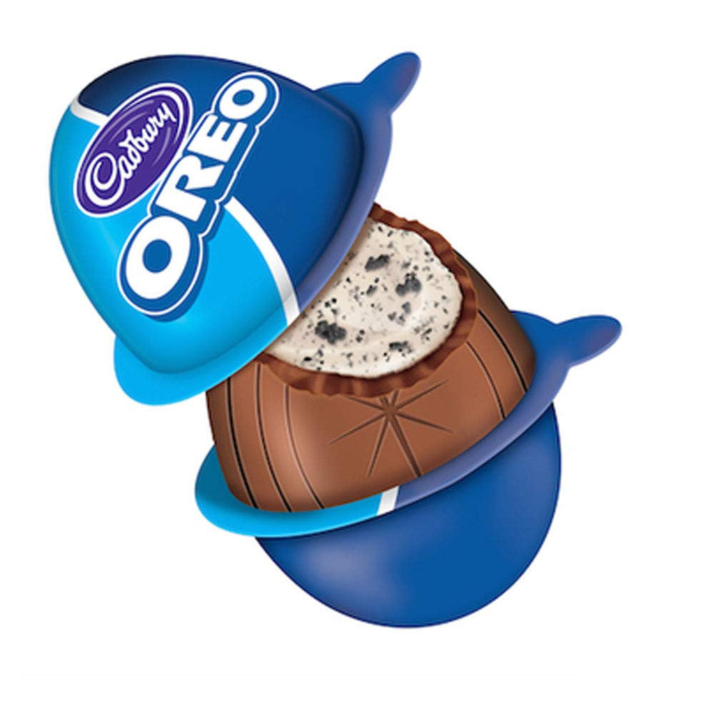 Cadbury Oreo Egg Milk Chocolate with Creme Filling and Cookie Bits, 48x34g {Imported from Canada}