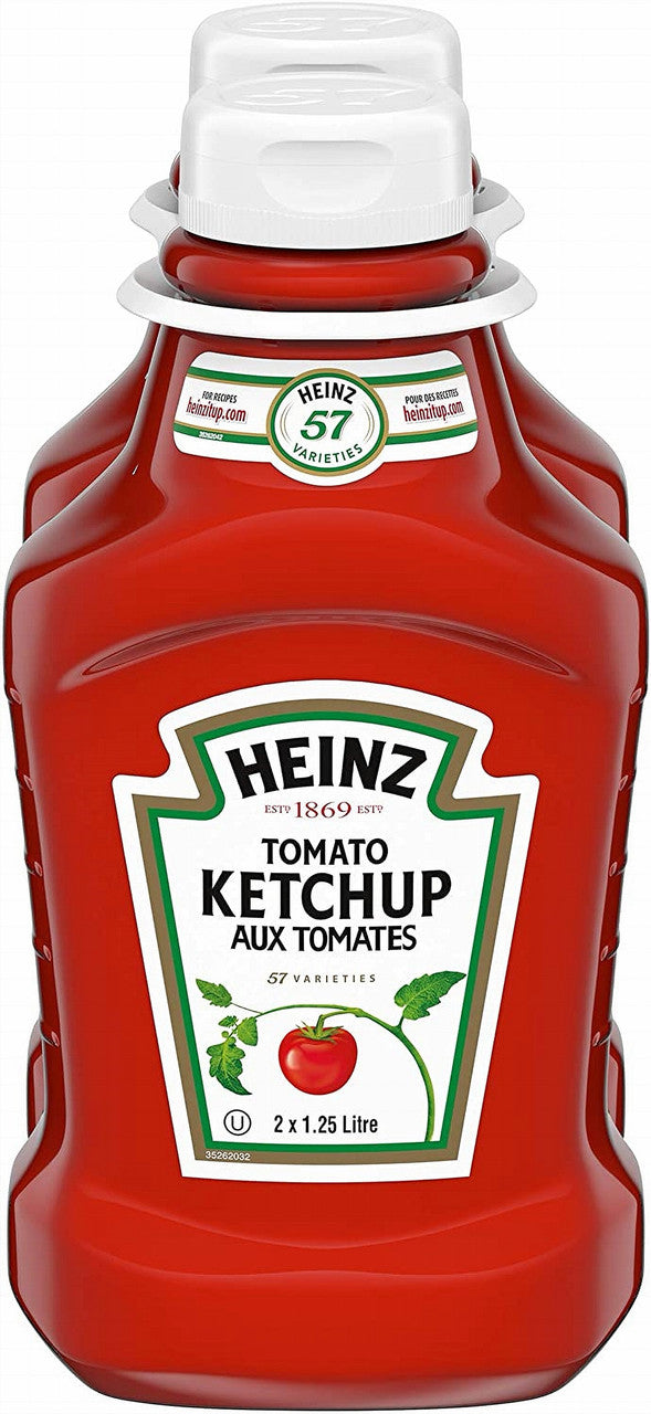 Heinz Tomato Ketchup - 2x1.25L {Imported from Canada}
