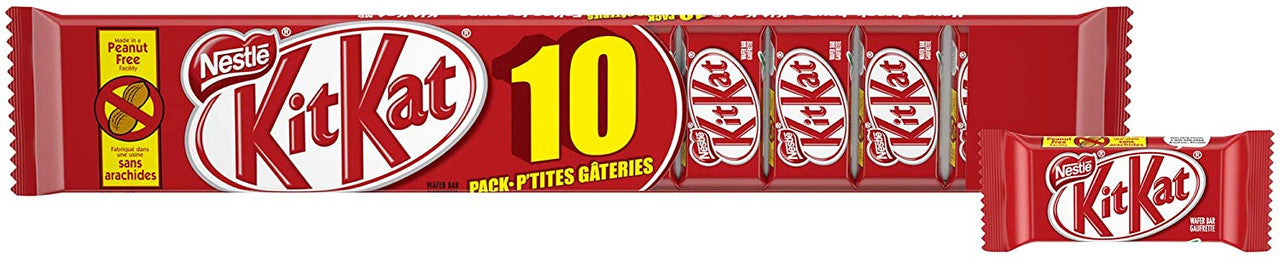Nestle Kit Kat Minis, 12g each, 1 pack, 10 minis {Imported from Canada}