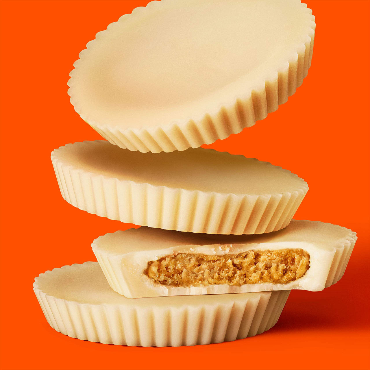 Reese's Thins Peanut Butter Cups White Creme , 165g/5.8 oz., (12pk) {Imported from Canada}