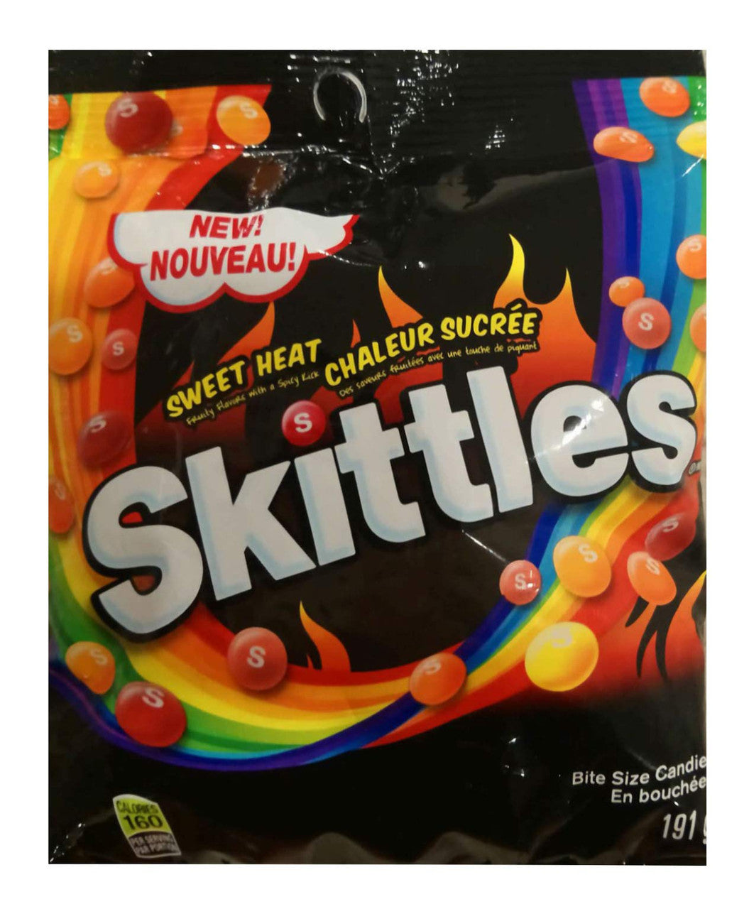 Skittles Sweet Heat, Bite Size Candies, 191g/6.7oz., {Imported from Canada}