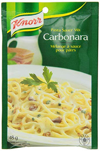 Knorr Pasta Sauce Mix, Carbonara, 48 Grams/1.7 Ounces {Imported from Canada}