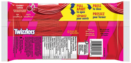 Twizzlers Cherry Pull N Peel Party Pack, 396g/14oz {Imported from Canada}