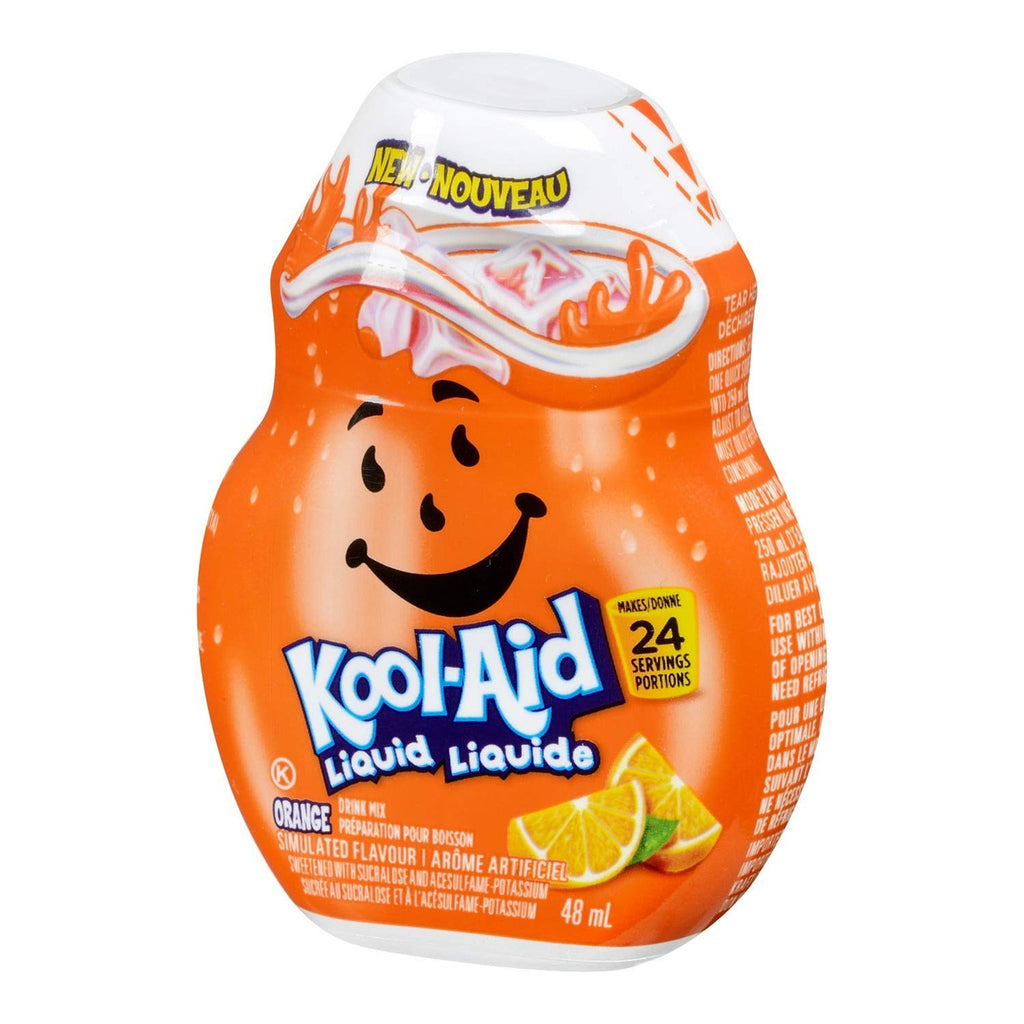 Kool-Aid Orange Liquid Drink Mix, 48mL/1.6 fl.oz., {Imported from Canada}