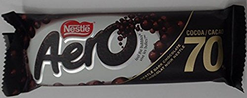 Nestle Aero Dark Chocolate Bars (10ct), 42g Each, {Imported from Canada}