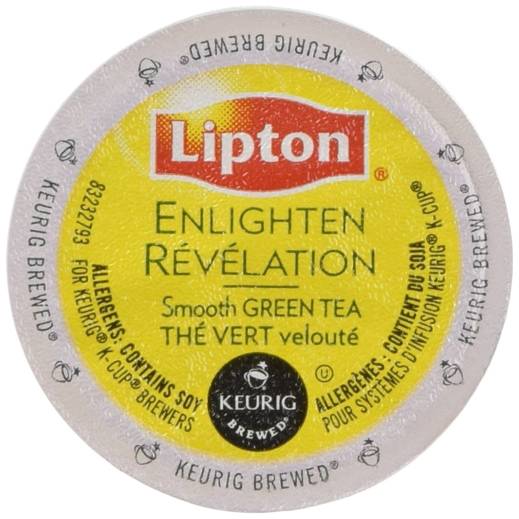 Lipton Enlighten Smooth Green Tea K-Cup Packs 12ct {Imported from Canada}