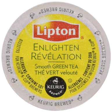 Lipton Enlighten Smooth Green Tea K-Cup Packs 12ct {Imported from Canada}