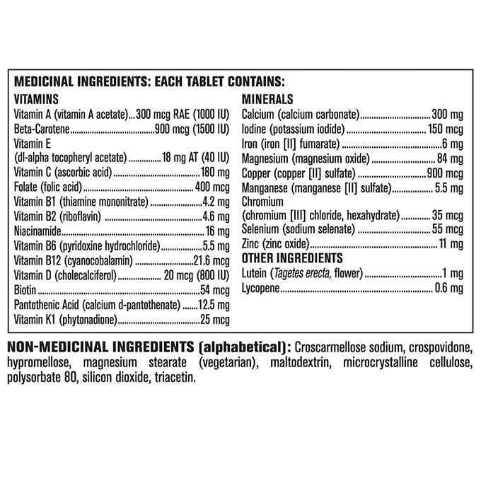 Kirkland Signature Men Multivitamin, 365 Tablets {Imported from Canada}