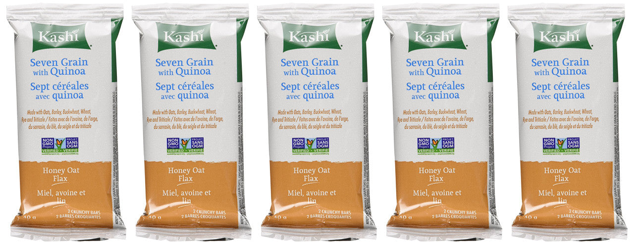 Kashi, 7 Grain, Honey Oat Flax with Quinoa, 10 bars, 200g/7.1oz., {Canadian}