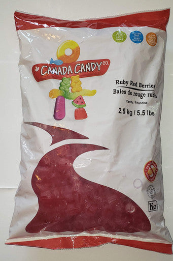Canada Candy Ruby Red Berries 2.5 kg (5.5 lbs) {Imported from Canada}