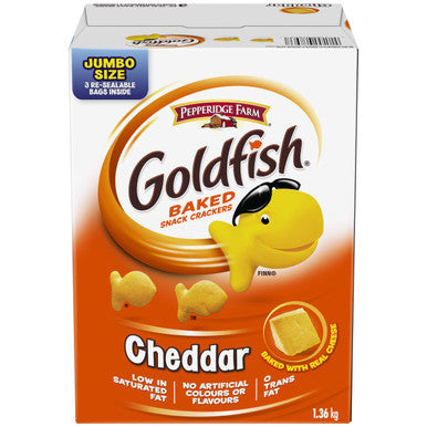 Pepperidge Farm Goldfish Baked Snack Crackers, 1.36kg/3 lb Box, {Imported from Canada}