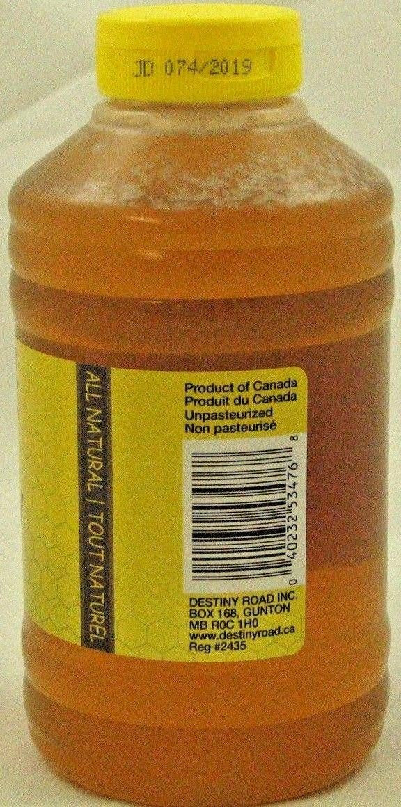 Destiny Road Pure Canadian White Honey, 750g, {Imported from Canada}