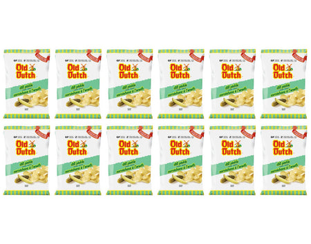 Old Dutch Potato Chips, Dill Pickle, 40g/1.4 oz., (12 Pack) {Imported from Canada}