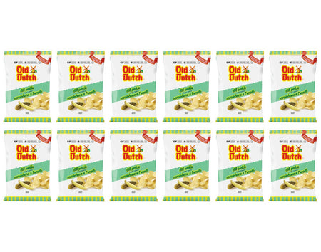 Old Dutch Potato Chips, Dill Pickle, 40g/1.4 oz., (12 Pack) {Imported from Canada}