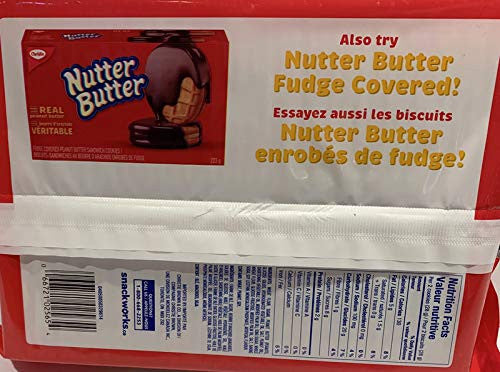 Nutter Butter Sandwich Cookies, Two Family Size, 453g/16 oz., Packages, {Imported from Canada}