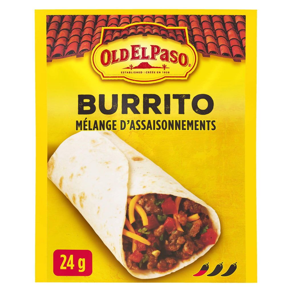 Old El Paso, Burrito Seasoning Mix, 24g/0.8oz., {Imported from Canada}