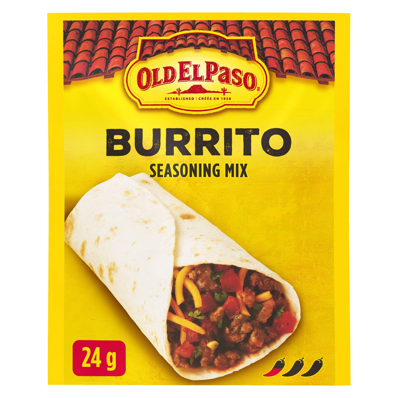 Old El Paso, Burrito Seasoning Mix, 24g/0.8oz., {Imported from Canada}