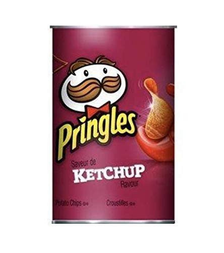 Pringles Ketchup Chips, 12 Cans of 68g/2.4oz., {Imported from Canada}