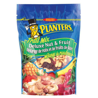 Planters Deluxe Nut & Fruit Trail Mix, 350g/12.3oz, 12pk, {Imported from Canada}