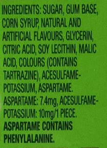 Hubba Bubba Max Strawberry Watermelon Bubble Gum, 5 Piece (Pack of 18) Pack of 10