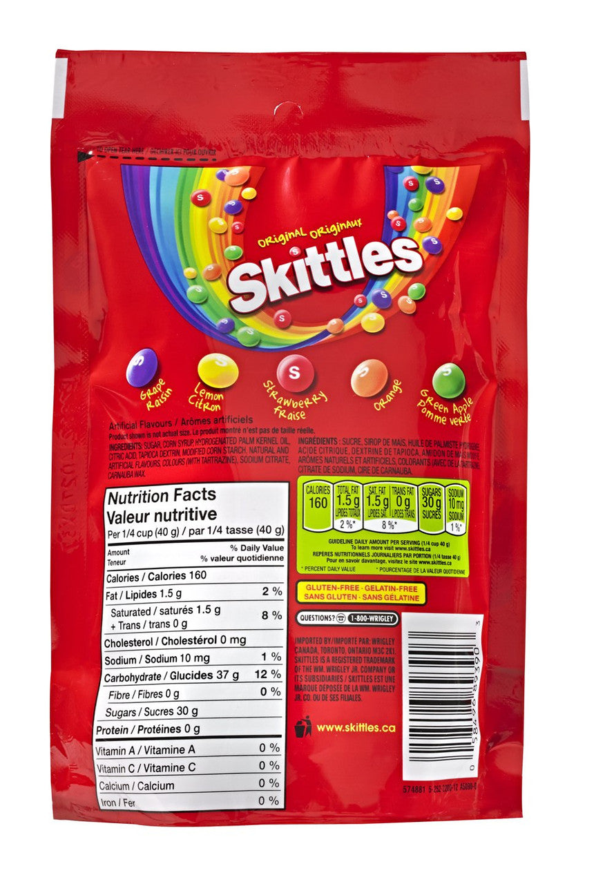 Skittles Original, Mega-Pack, 320gm/11.28oz {Imported from Canada}