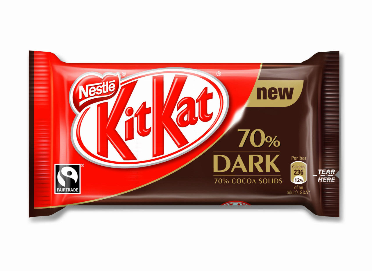 Kit Kat 4pk 70% Cocoa Dark Chocolate (45g / 1.6oz per pack) {Canadian}