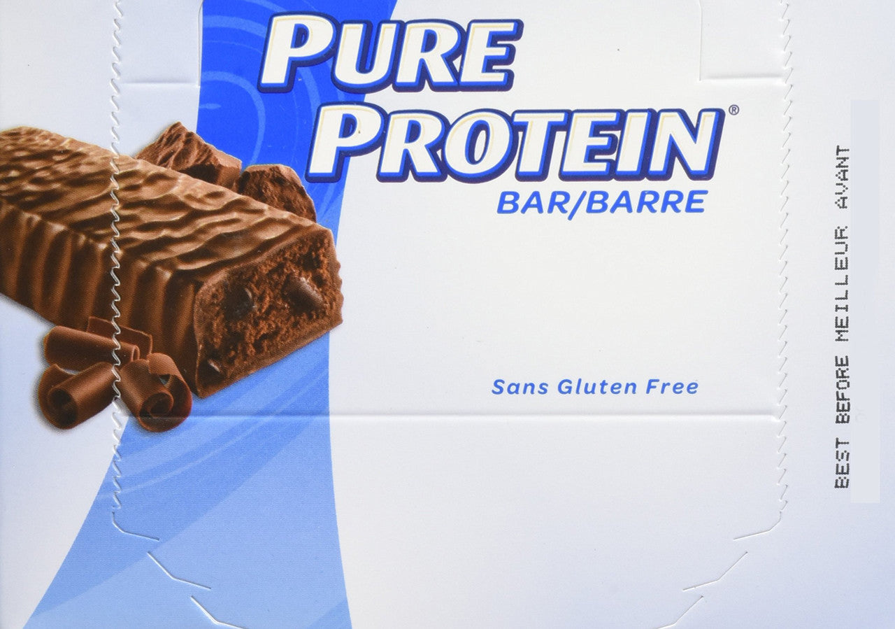 Pure Protein 18bars (6 Choc peanut butter/ 6 Choc Deluxe / 6 Chewy Choc Chip) {Imported from Canada}