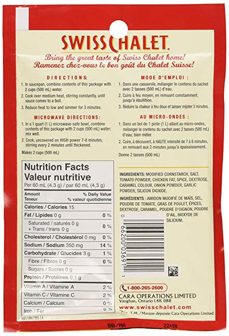 Swiss Chalet Dipping Sauce 36g 6 Pack {Imported from Canada}