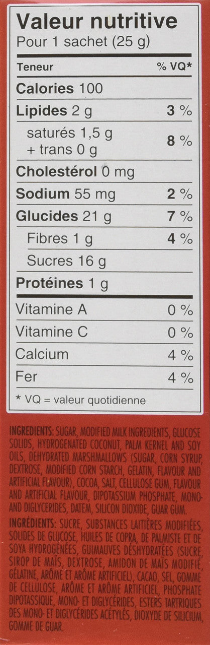 Nestle Carnation Hot Chocolate, Marshmallow, (10ct x 25g), {Imported from Canada}