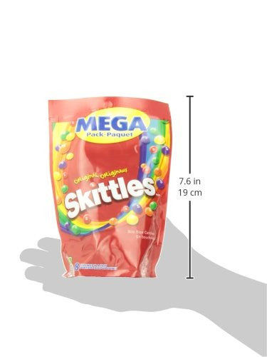 Skittles Original, Mega-Pack, 320gm/11.28oz {Imported from Canada}