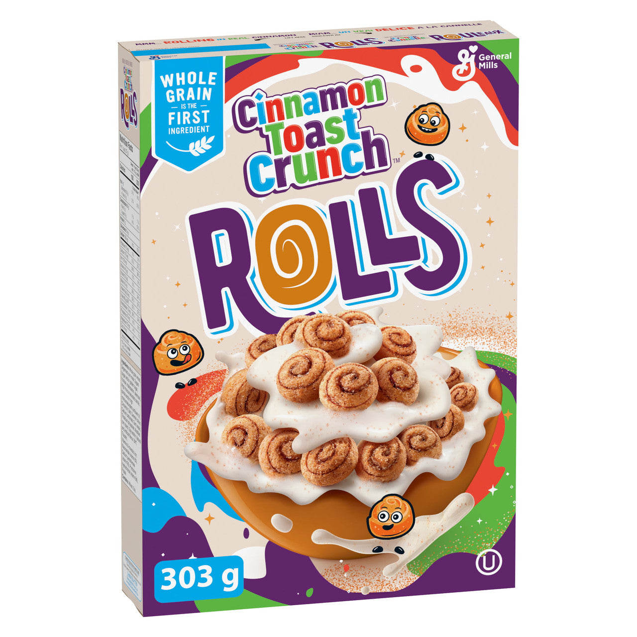 Cinnamon Toast Crunch Rolls Cereal, 303g/10.6 oz. Box {Imported from Canada}