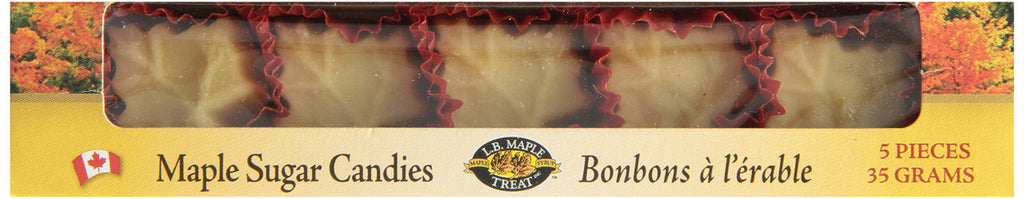 L B Maple Treat, Gluten Free Maple Sugar Candies, 35g/1.2 oz., {Imported from Canada}