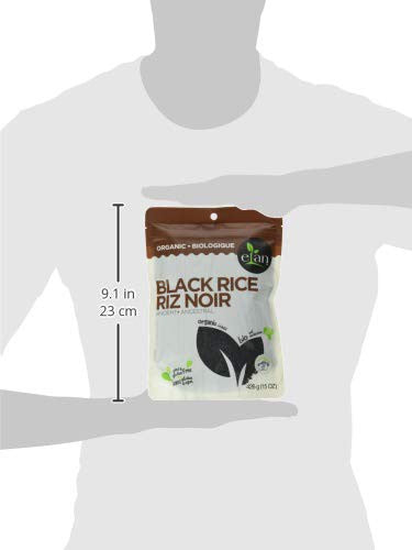 ELAN Organic Ancient Black Rice, 426g/15oz., {Imported from Canada}