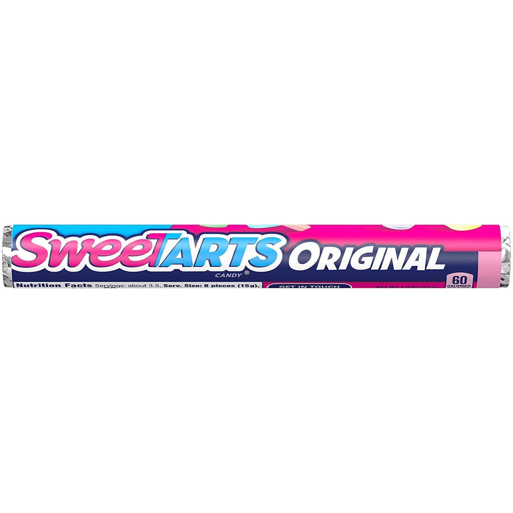 SweeTARTS Original Candy, 1.8oz. Roll (Pack of 36)  {Imported from Canada}