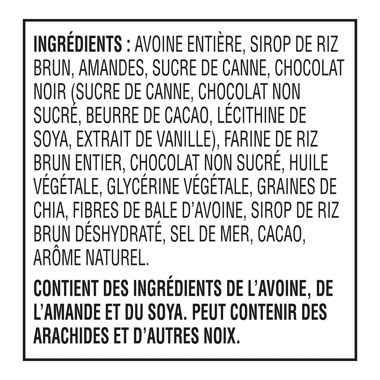 Kashi Chia Granola Chocolate Almond and Sea Salt, 5ct, 175g/6.17oz {Canadian}
