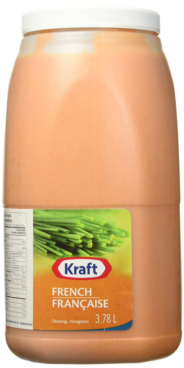 Kraft French Salad Dressing, 3.78L/1 Gallon per jug (2pk), {Imported from Canada}