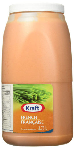 Kraft French Salad Dressing, 3.78L/1 Gallon per jug (2pk), {Imported from Canada}