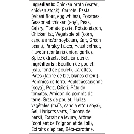 Campbell's Chicken Vegetable Soup, 284ml/9.6 oz., (Imported from Canada)