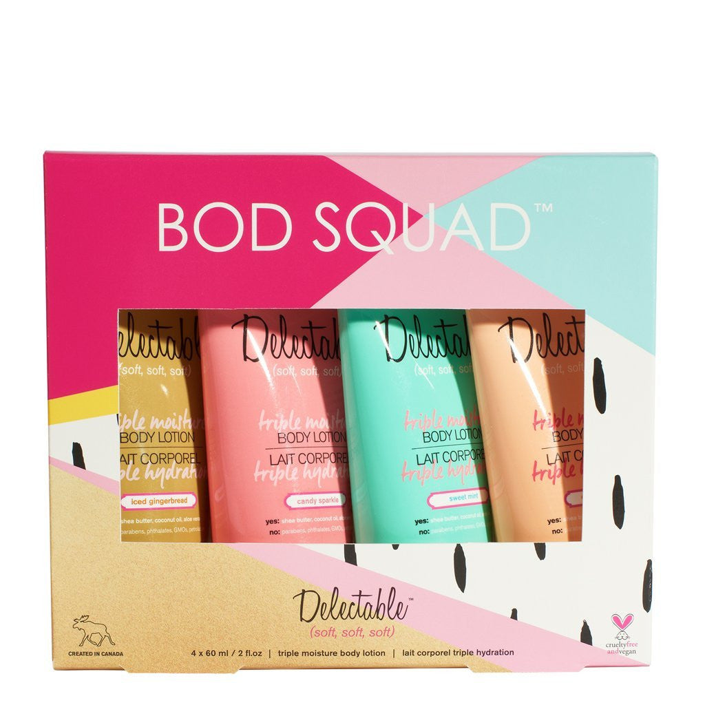 Delectable by Cake Beauty Bod Squad Triple Moisture Body Lotion Collection