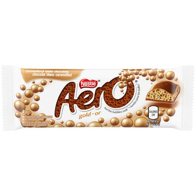 Nestle Aero Gold Caramelized White Chocolate Bar, 42g/1.4oz, {Imported from Canada}