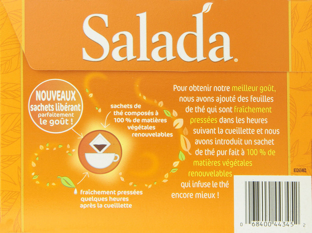 Salada Orange Pekoe Tea 144 PC, 418g box, (Imported from Canada)