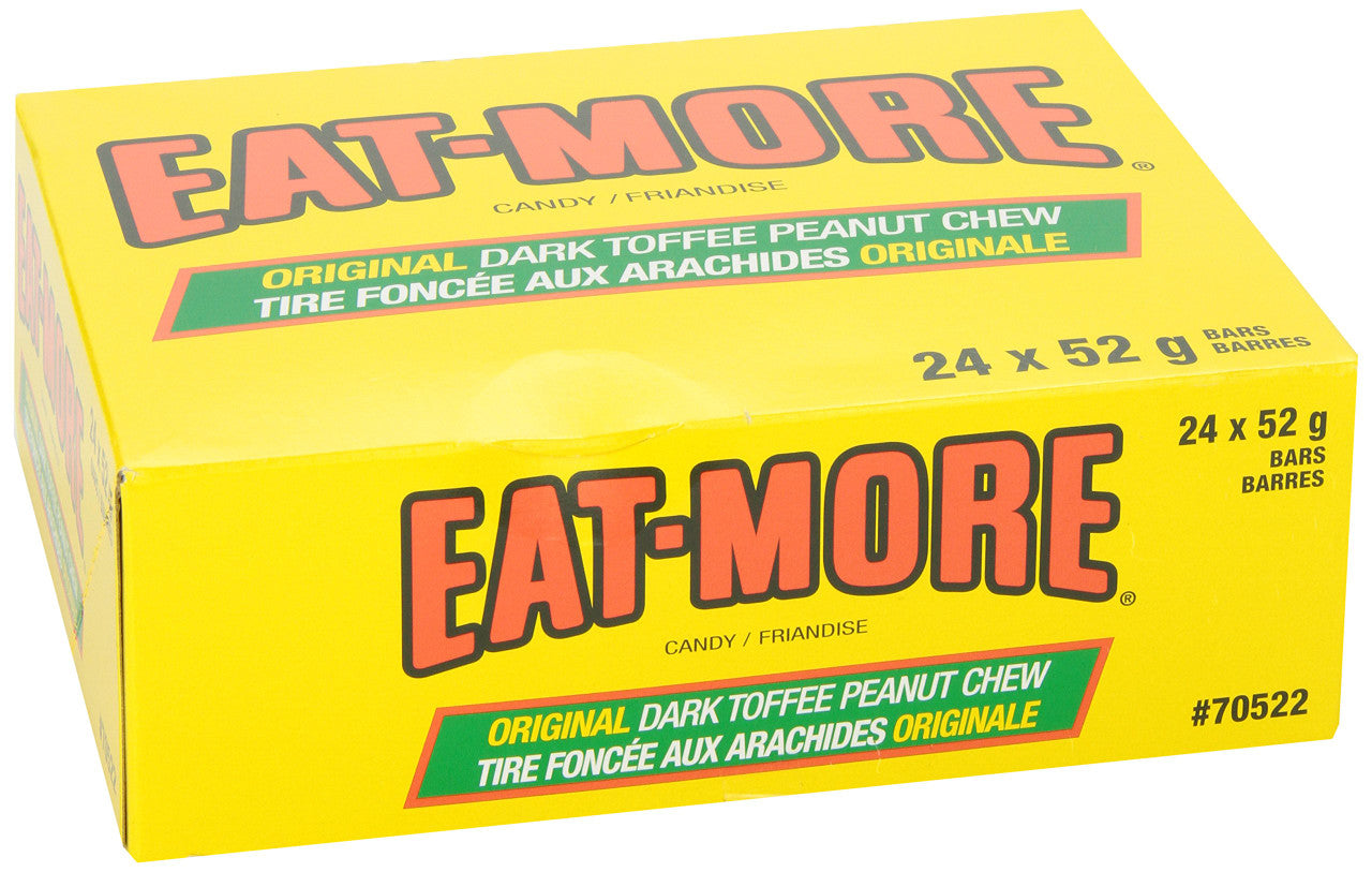 Hershey EAT-MORE Chocolate Bars, 24 Count (52g/1.8 oz) {Imported from Canada}