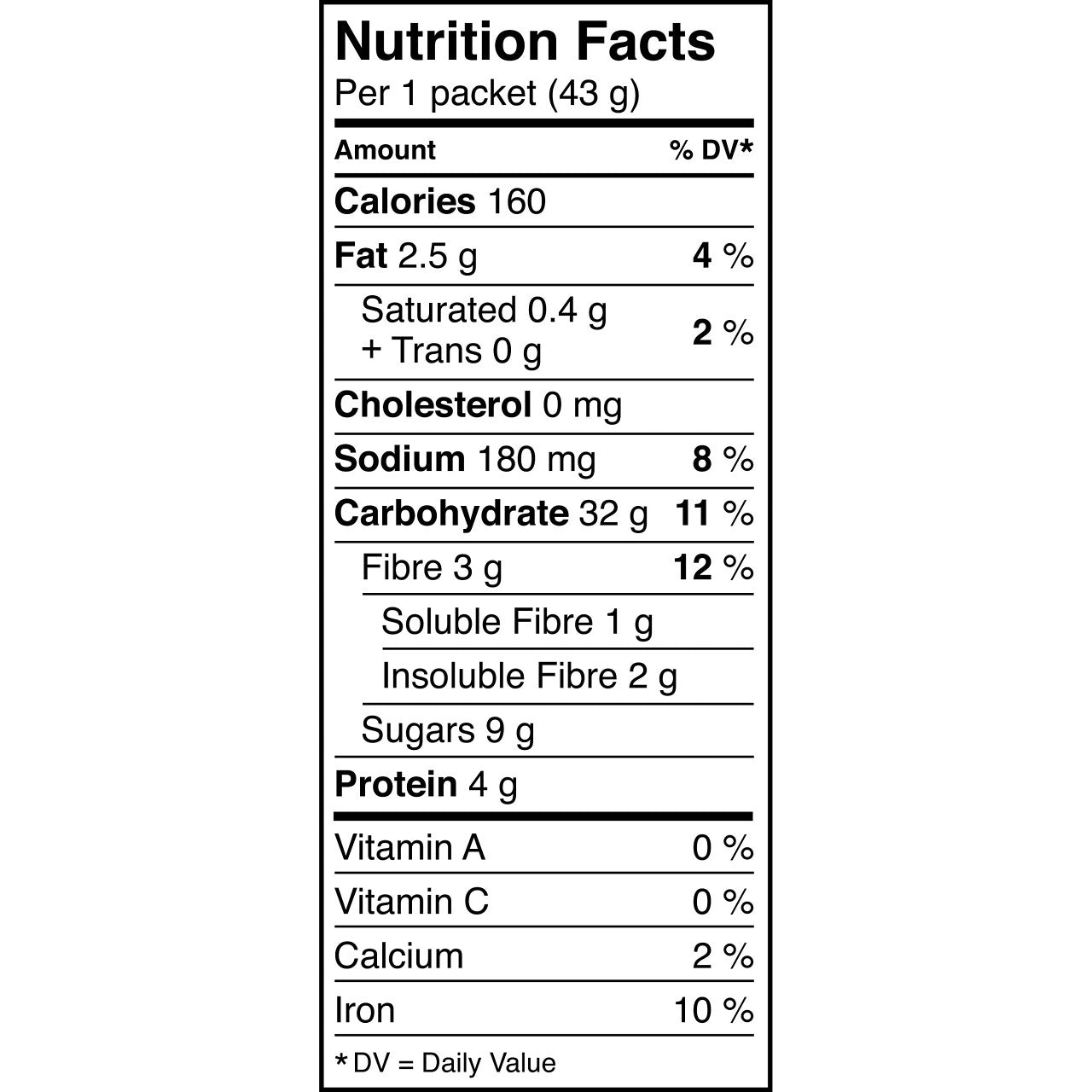 Quaker Oats Gluten Free Maple and Brown Sugar, 344g/12.13oz  {Imported from Canada}