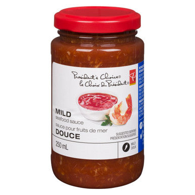 PRESIDENT'S CHOICE, Mild Seafood Sauce, 250mL/8.5 oz., {Imported from Canada}