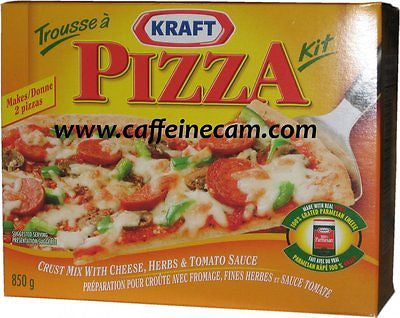 Kraft Pizza Kit, 850g/30oz.,  2 Kits = 4 Pizzas - {Imported from Canada}