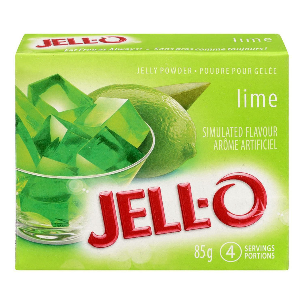 Jell-O  Lime Jelly Powder, 85g/3 oz. Packet {Imported from Canada}