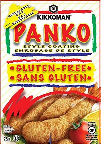 Kikkoman Gluten Free Panko Bread Crumbs, 227g/8oz. (Imported from Canada)