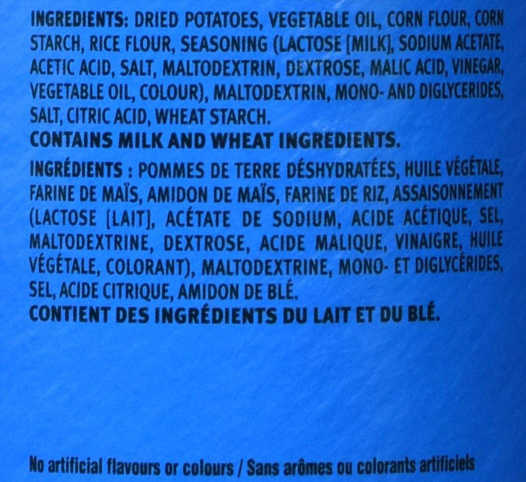 Pringles Salt & Vinegar Chips, 156g/5.5oz (Imported from Canada)
