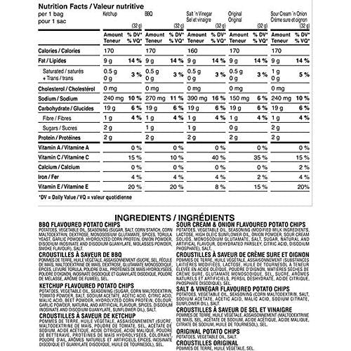 Old Dutch Chips Variety Pack 32g/1.1oz - 30 Pack {Imported from Canada}